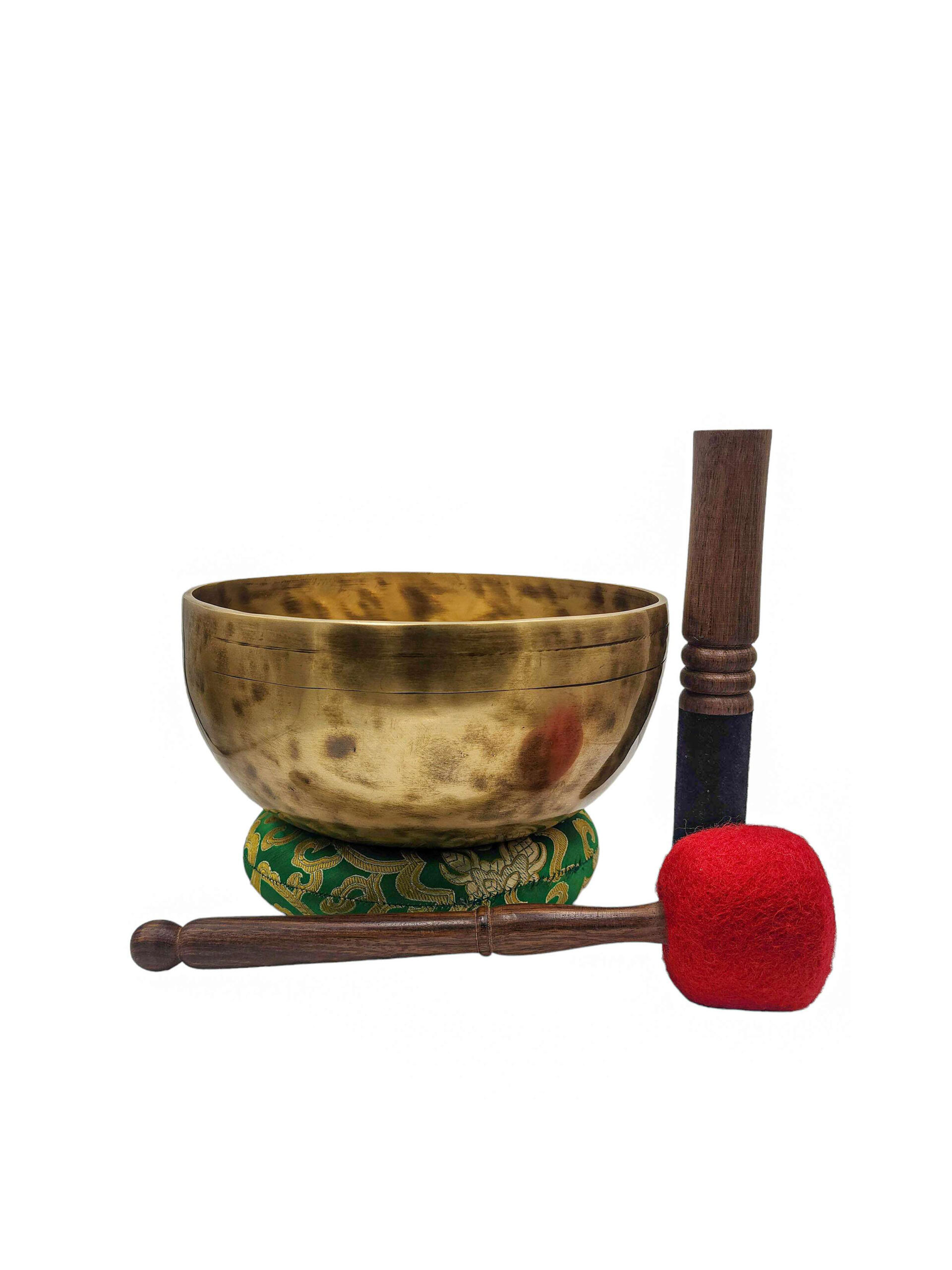 Jhumka Tiger Singing Bowl Buddhist Hand Beaten Antique Finishing